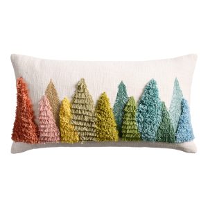 Further-Massive Rainbow Evergreen Timber Lumbar Cushion – World Market